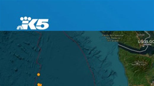 Earthquake swarm detected off Washington coast, no threat