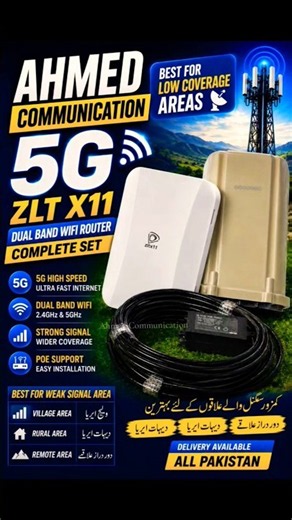 5g internet Router Zlt x11 for village mountain areas best wifi device