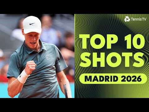 Fonseca Power, Sinner Perfection & More! | Top 10 Shots From Madrid 2026