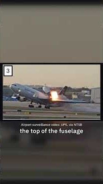 The Left Engine Tore Away at Takeoff | UPS Flight 2976 #shorts #aviation #UPS2976