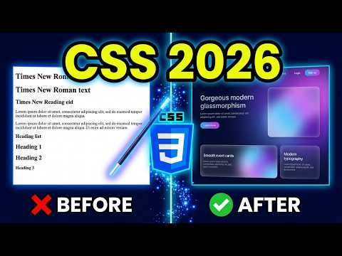 CSS Full Course 2026 🎨 | Learn CSS in One Video | Beginner to Advanced