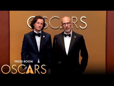 All the Empty Rooms Best Documentary Short Film Press Room Speech | 98th Oscars (2026)