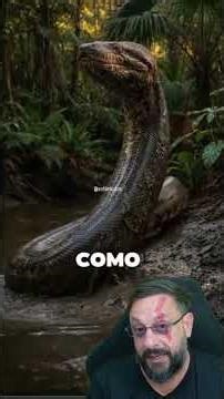 Titanoboa cerrejonensis , a maior serpente do mundo #biologohenrique #animais #bichoesperto #biologo
