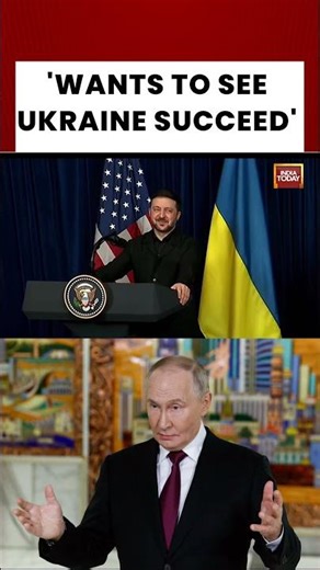 Zelenskyy Smiles As Trump Makes Bizarre Claim That Russia Wants Ukraine To 'Succeed' | India Today