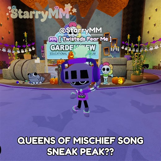 QUEENS OF MISCHIEF SONG SNIPPET SNEAK PEAK IN DANDY’S WORLD #dandysworld #roblox #update