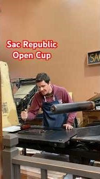 Alex prints and shows support for the Sacramento Republic FC in the Open Cup (March 18, 2026)