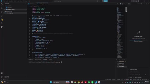 #python #weatherapp #softwaredevelopment #codenewbie #tkintergui | Yusra Bajwa