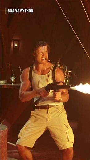 Burning With Rage, Battling To Death! BOA VS. PYTHON #shorts #hollywoodmovietamildub #action