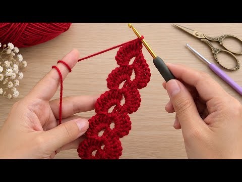 👑🌸 Trendy Knitted Bandana Pattern & Tutorial | DIY Crochet 🧵