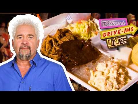 Guy Fieri Goes All In at a REAL Hawaiian Luau 🔥🌺 Diners, Drive-Ins and Dives | Food Network