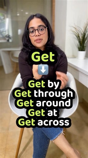 Multiple Meanings Of GET | Daily Use English Phrasal Verbs for Conversations | English With Ananya
