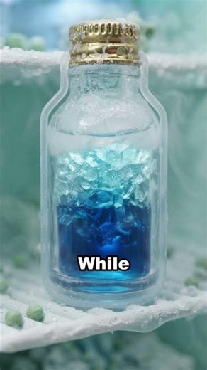 Why Glass Bottles EXPLODE in the Freezer? #physics #science #shorts