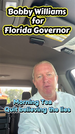 Bobby Williams for Florida Governor 2026 — Conservative Republican Campaign