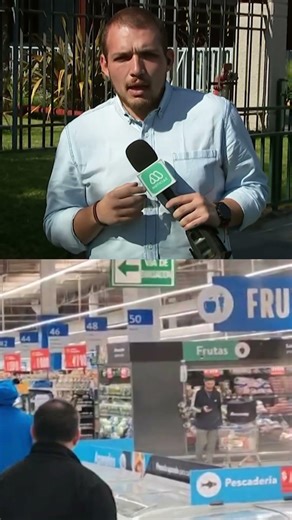 Violento turbazo en supermercado de San Miguel