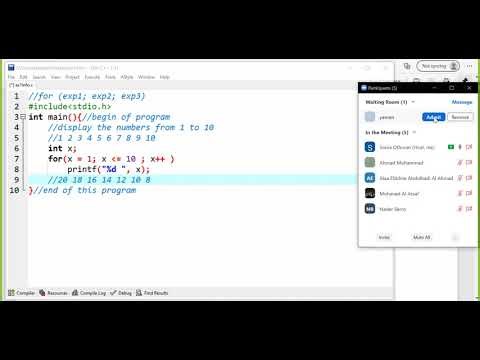 for loop in C language with examples