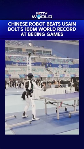 Chinese Robot “Beats” Usain Bolt’s 100m Record At Beijing Games
