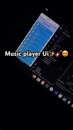 Making the SLEEKEST Music Player in Flutter! 🎧✨ #shorts #flutter