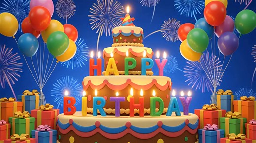 🎂 Happy Birthday Song Video with colorful cake animations, floating balloons, and exploding confetti brings the perfect Birthday Celebration with Visuals to your screen! ✨ Who are you celebrating today? 🎉 Tag them in the comments and spread the joy 💖 This cheerful birthday video features vibrant indoor party scenes, glowing sparkles, and the classic Happy Birthday instrumental music—perfect for kids, friends, family, and loved ones of all ages. 🎈 Watch till the end for the surprise sparkle f