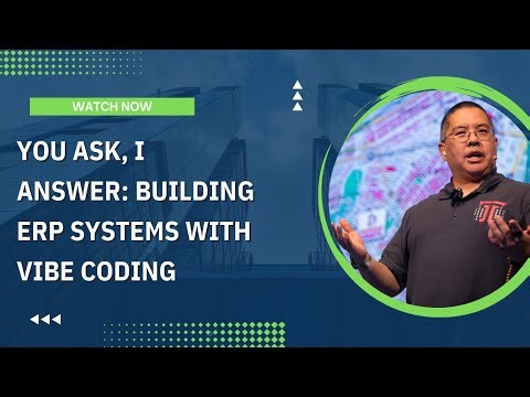 You Ask, I Answer: Building ERP Systems With Vibe Coding