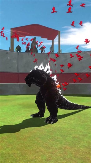 Godzilla In Hell vs Godzilla EXE! Round 1 - Animal Revolt Battle Simulator | ARBS