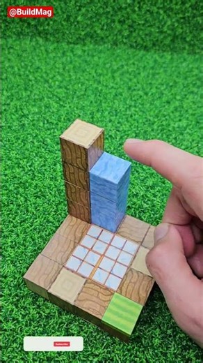 Relaxing Mini Block House Build #minecraft