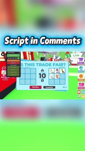 Adopt me Freeze trade Script Keyless (Pastebin) a