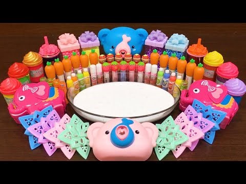 LIVE: Glossy Slime Mixing Makeup, Clay & Beads | Satisfying Slime ASMR #135