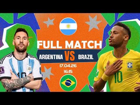 🔴 Argentina vs Brazil | A Legendary Clash Full of Emotions