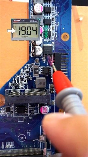 How to Test an N-Channel MOSFET on a Laptop Motherboard #Repair #shorts #motherboardrepair