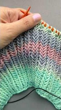 🤩 Stop knitting 1 by 1 rib! #knitting #nadezhdalab