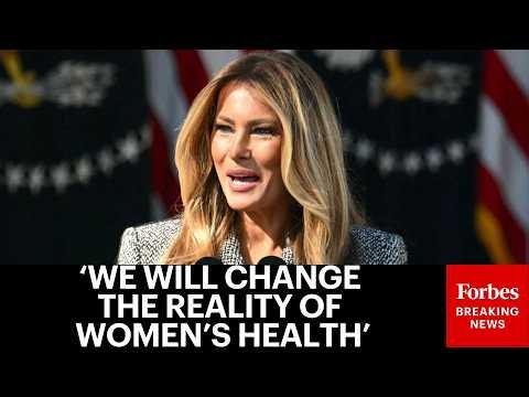'This Is A Transformative Moment': Melania Trump Discusses Women's Health Executive Order