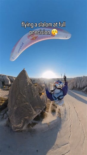 he’s committed at every turnpoint 🫡 🪂 : @patrick_vonkaenel #aerial #paragliding #redbull #givesyouwiiings | Red Bull Adventure