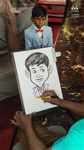 Live caricature event | artist surendar | book your events now #caricature #shorts