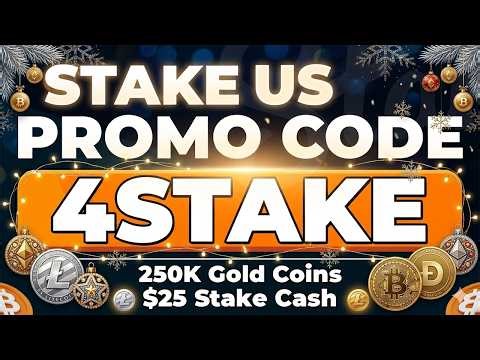Stake US Promo Code "4STAKE" — 25 Stake Cash + 250K Gold Coins! (best stake us promo code 2026)