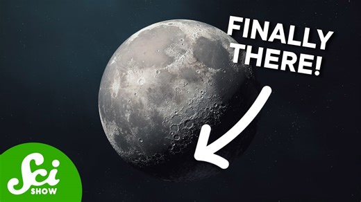 We finally landed on the bottom of the moon!