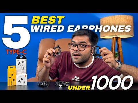 5 Best Type-C Wired Earphones Under 1000 ⚡⚡ Best USB-C Earphones 2026 ⚡