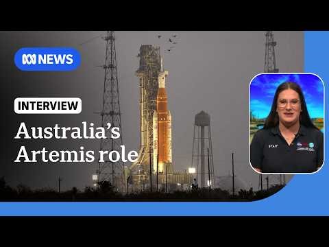 What role is Australia playing in the Artemis moon mission? | ABC NEWS