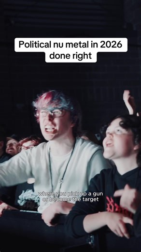 BRAINROT off of INERTIA. Political nu metal in 2026 done right #brainrot #amerikkka #alternative #numetal #protestmusic #politik