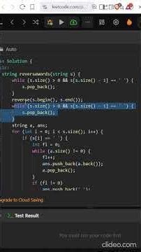 151. Reverse Words in a String | Editorial | Leetcode #coding #trending