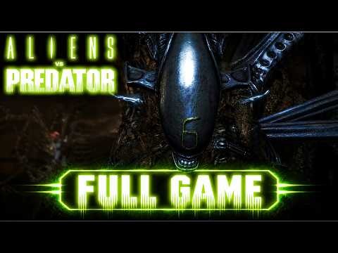 ALIENS VS PREDATOR Alien Campaign Playthrough - No Commentary