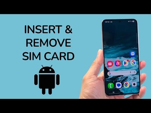 How To Insert & Remove SIM Card On Android Phone