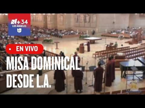 En vivo: Misa desde Los Ángeles