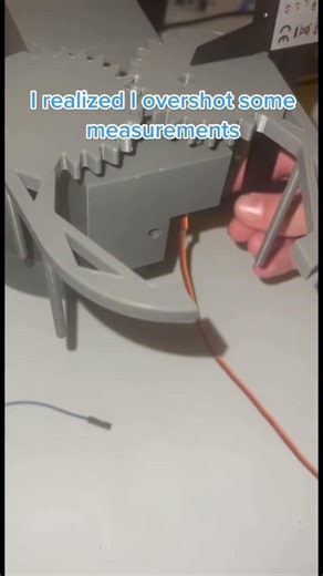 Engineering real working Robotic Arm with 3d printing: Part 12... #Shorts #dcrob0tics