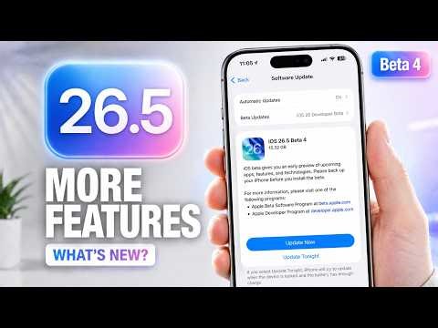 iOS 26.5 Beta 4 Just DROPPED — Apple Added WAY More Than Expected