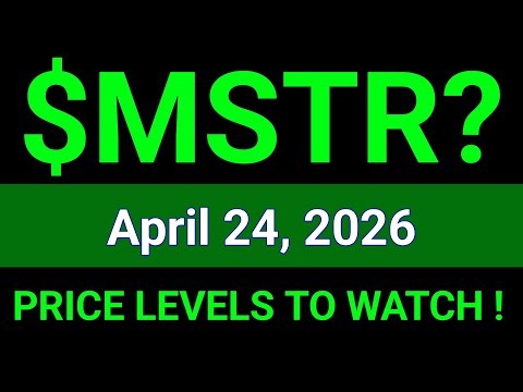 MSTR Stock (MicroStrategy Incorporated) MSTR Stock Technical Analysis | April 24, 2026