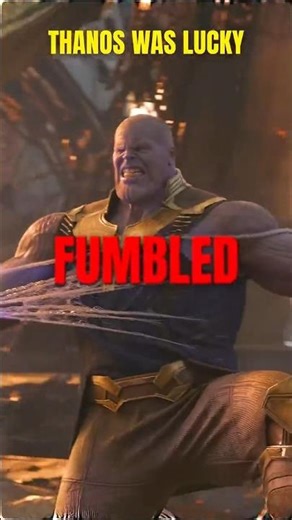 Thanos Won By LUCK?! MCU's BIGGEST Mistake!