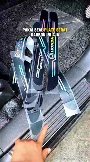 4Pcs Sticker Pelindung Sill Plate 3 #shorts #aksesorismobil #aksesorismotor