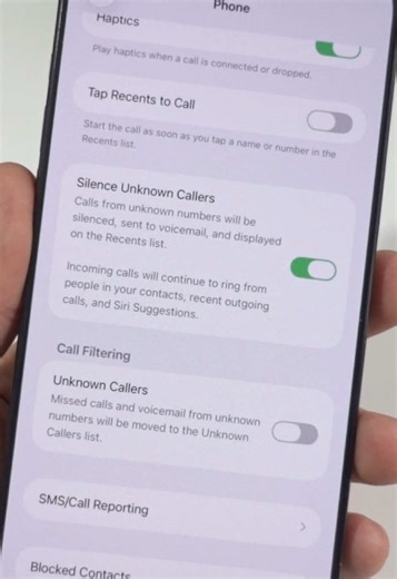 3 iPhone settings you need to turn on in iOS 26 📱 These quick iOS 26 tips make your iPhone more secure and way less annoying to use. 1. Prevent Lock to End Call 2. Silence Unknown Callers 3. Stolen Device Protection No more accidental hang ups. Less spam calls. Extra security if your iPhone gets stolen. Turn these on once and you’re set. Which one didn’t you know about? let me know 👇 #iOS26 #iPhoneTips #Apple #TechTips #creatorsearchinsights