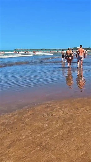 🇦🇷 Mar Del Plata Beach a Sunny Day in Argentina