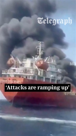 Iran seizes it's 'window of opportunity' and sinks two ships in Strait of Hormuz